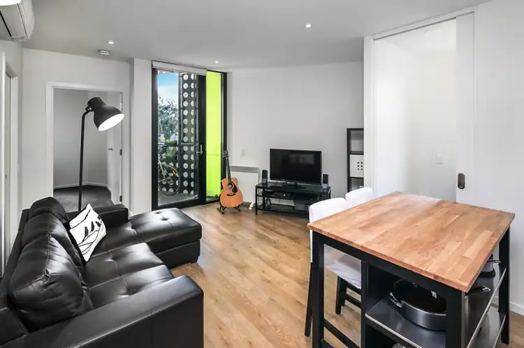 Second view of Homely apartment listing, 201/81 Cemetery Road, Carlton VIC 3053