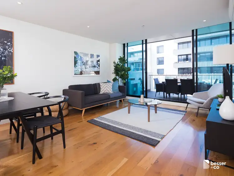 Second view of Homely apartment listing, 302/77 Nott Street, Port Melbourne VIC 3207