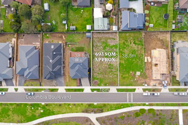 Main view of Homely land listing, 66 Columbia Boulevard, Chirnside Park VIC 3116