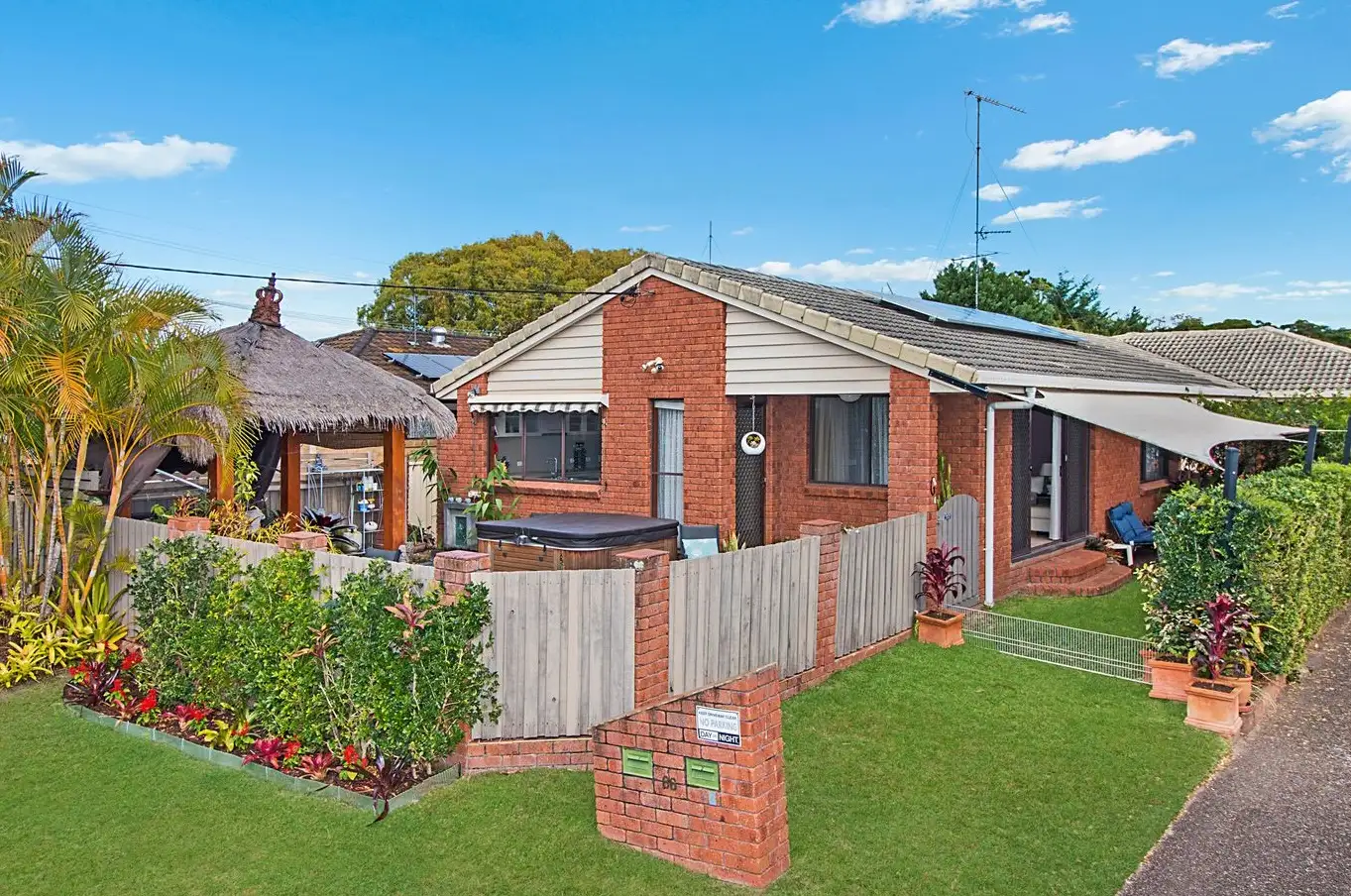 Main view of Homely semi-detached listing, 1/66 Sunset Boulevard, Tweed Heads West NSW 2485