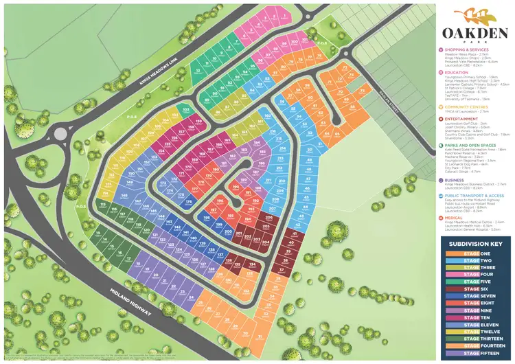 Fifth view of Homely land listing, LOT 45, Stage 2 Oakden Park, Youngtown TAS 7249