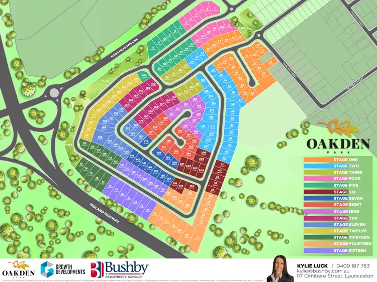 Fifth view of Homely land listing, LOT 210, Stage 2 Oakden Park, Youngtown TAS 7249