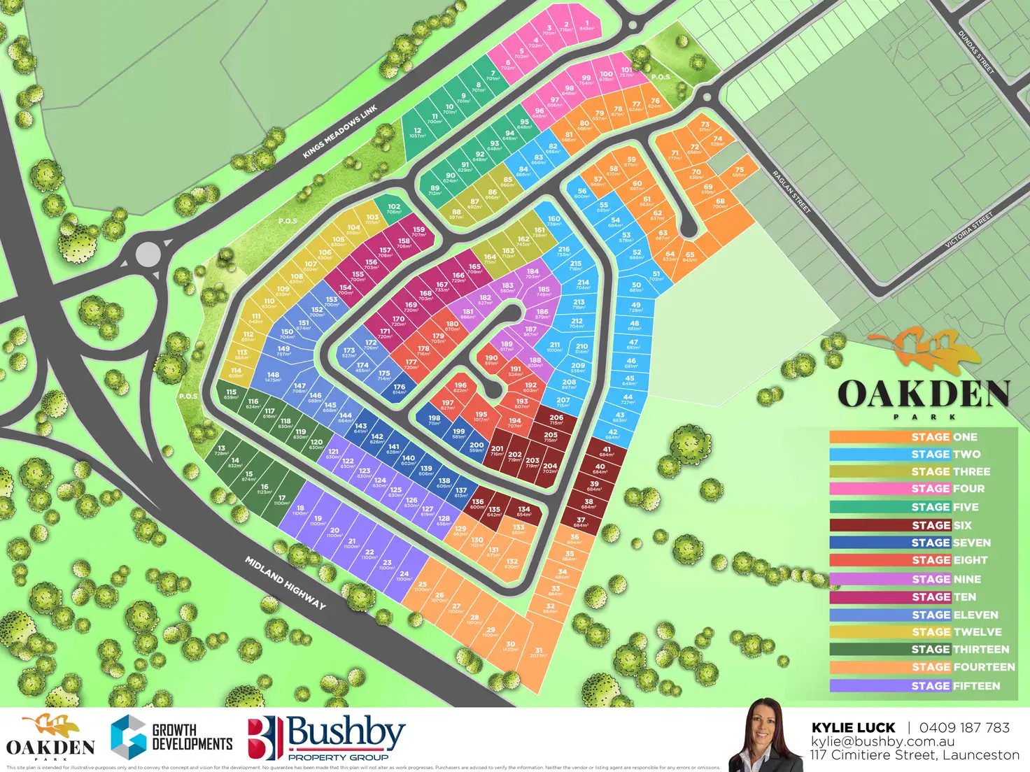 Main view of Homely land listing, LOT 214, Stage 2 Oakden Park, Youngtown TAS 7249