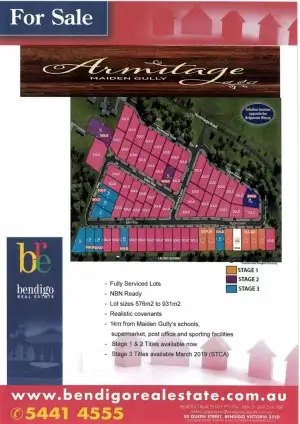 LOT 56, Stage 1 Armitage Estate, Maiden Gully VIC 3551