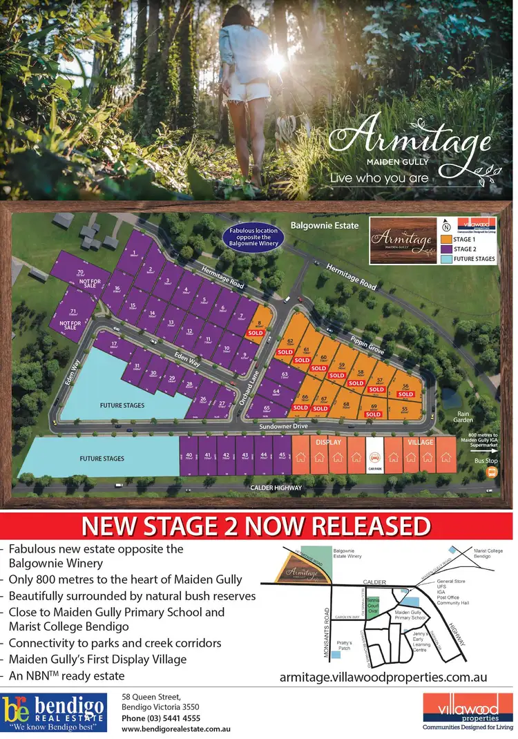 Main view of Homely land listing, LOT 41, Stage 2 Armitage Estate, Maiden Gully VIC 3551