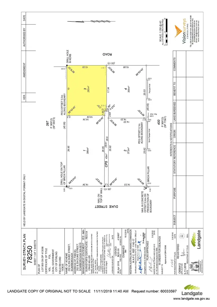 Third view of Homely land listing, 202A Duke Street, Scarborough WA 6019