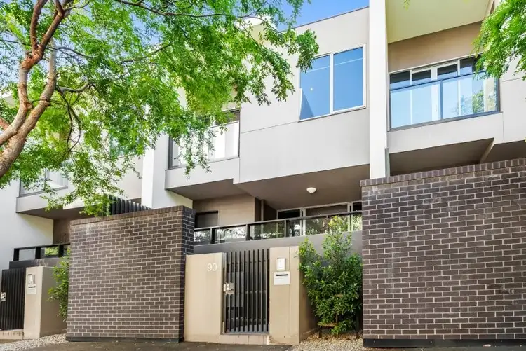 Main view of Homely townhouse listing, 90 Geographe Street, Docklands VIC 3008