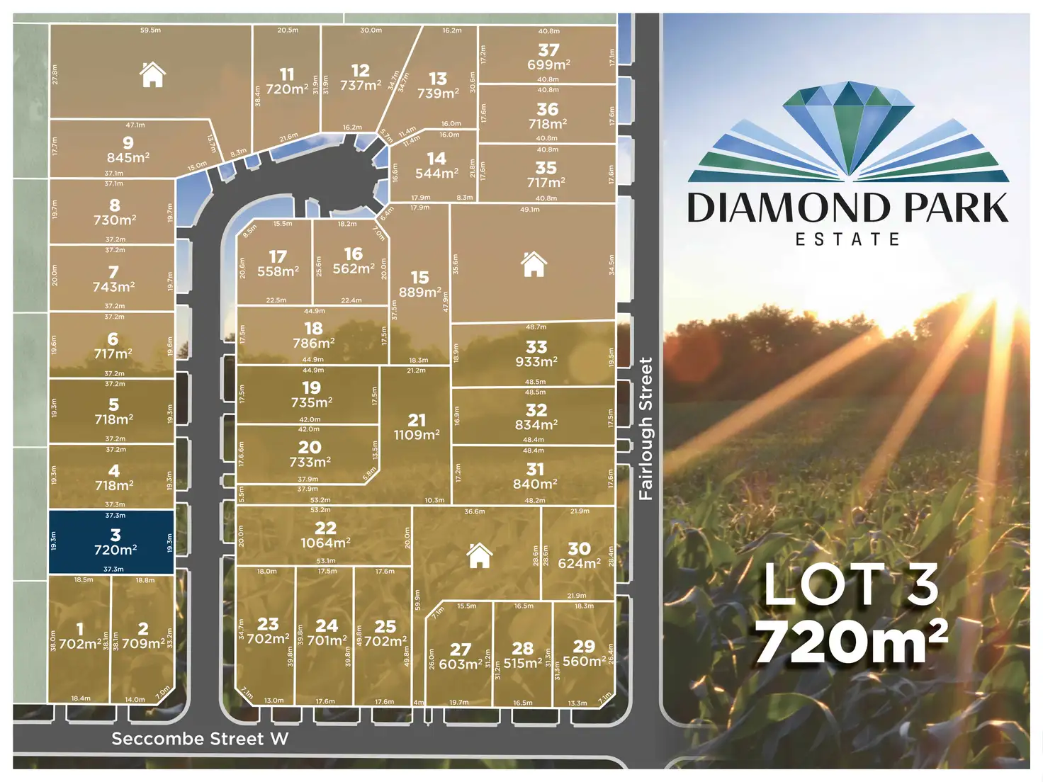 Main view of Homely land listing, LOT 3 Diamond Park Estate, Perth TAS 7300