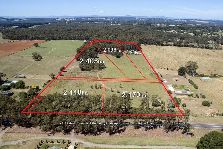 Main view of Homely land listing, LOT 4, 1350 Whittlesea Yea Road, Kinglake West VIC 3757