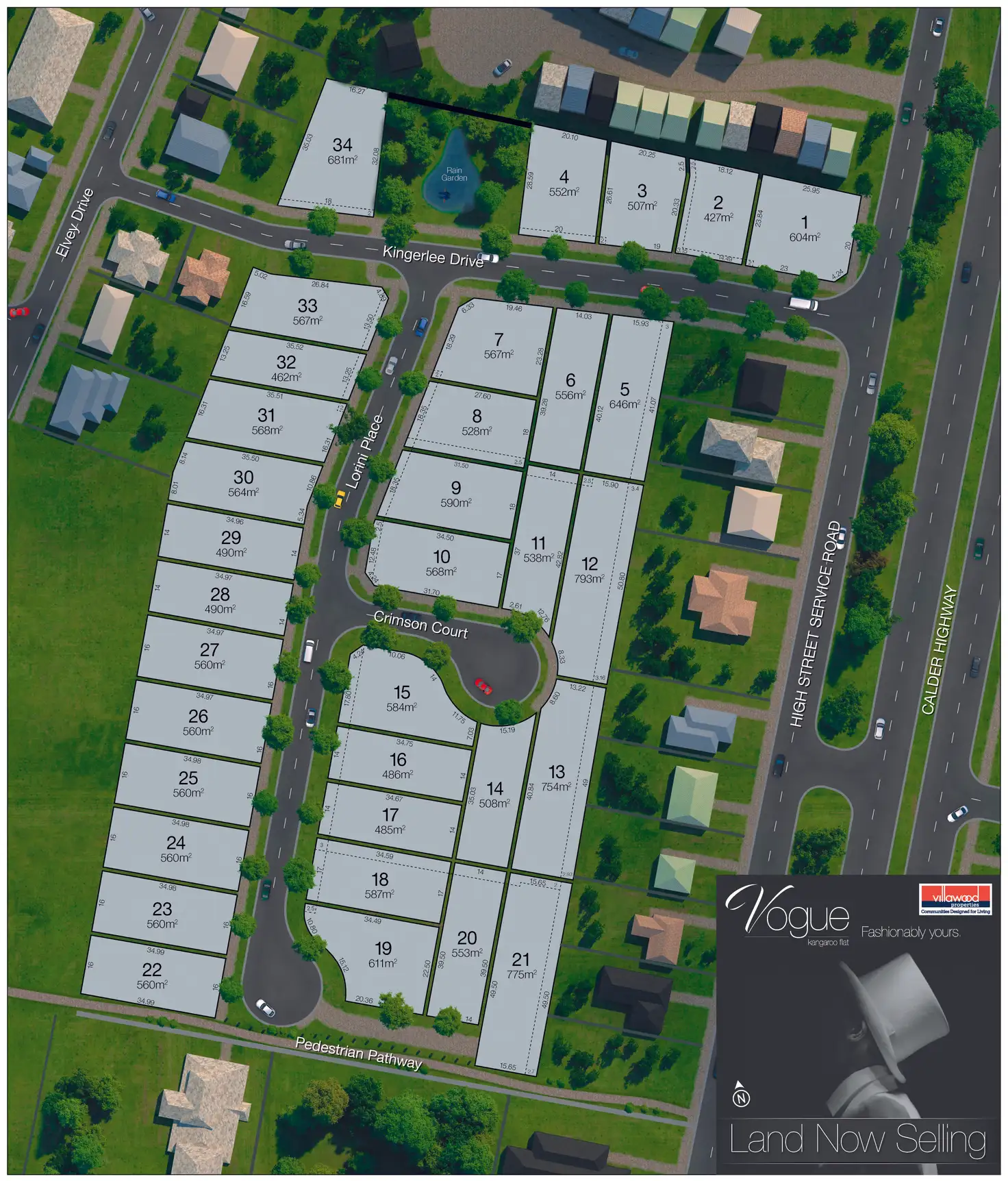 Main view of Homely land listing, Lot 24 Vogue - Lorini Place, Kangaroo Flat VIC 3555