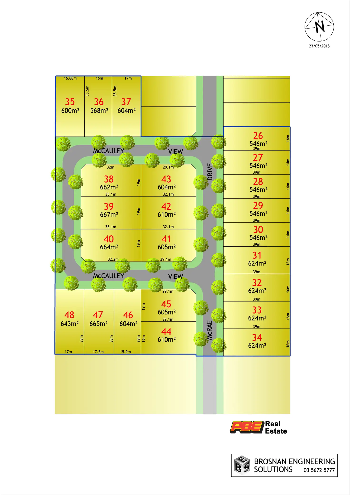 Main view of Homely land listing, LOT 46, 32 McCauley View, Dalyston VIC 3992