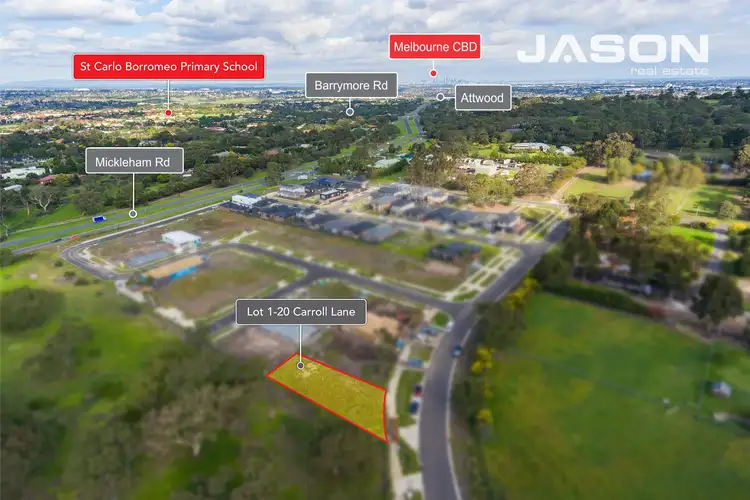 Third view of Homely land listing, 20 Carroll Lane, Greenvale VIC 3059
