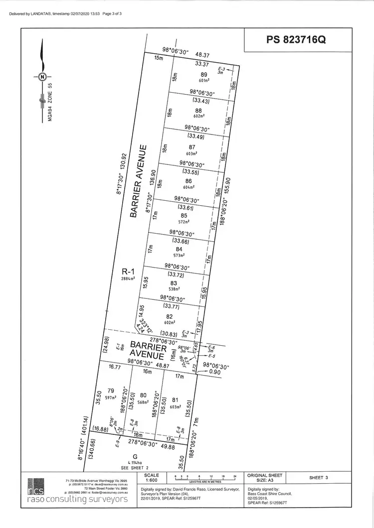 Main view of Homely land listing, LOT 81, 50 Barrier Avenue, Dalyston VIC 3992