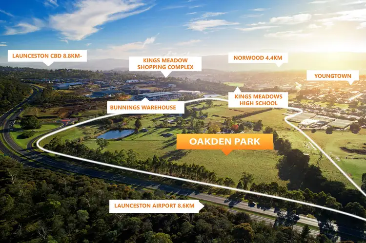 Third view of Homely land listing, LOT 202, Stage 7 Oakden Park, Youngtown TAS 7249