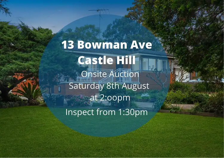 13 Bowman Avenue, Castle Hill NSW 2154
