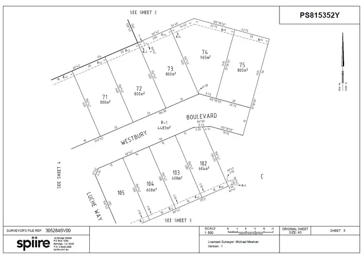 Third view of Homely land listing, LOT 74 Westbury Estate - Stage 3, Maiden Gully VIC 3551