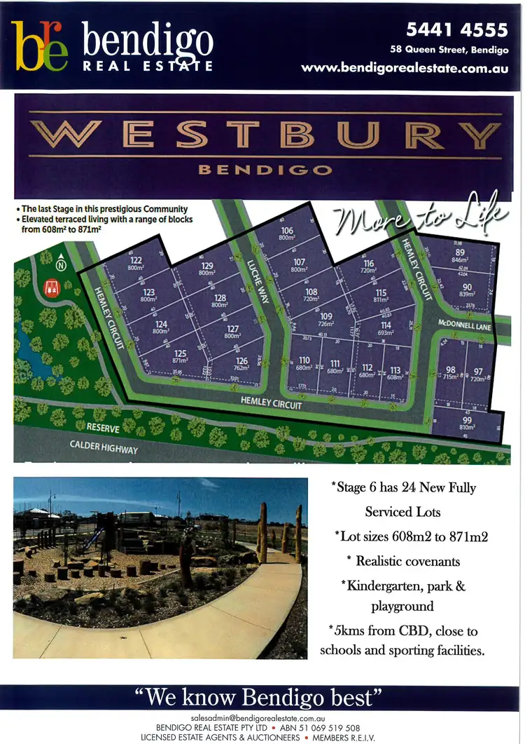 Main view of Homely land listing, LOT 106 Westbury Estate- Stage 6, Maiden Gully VIC 3551