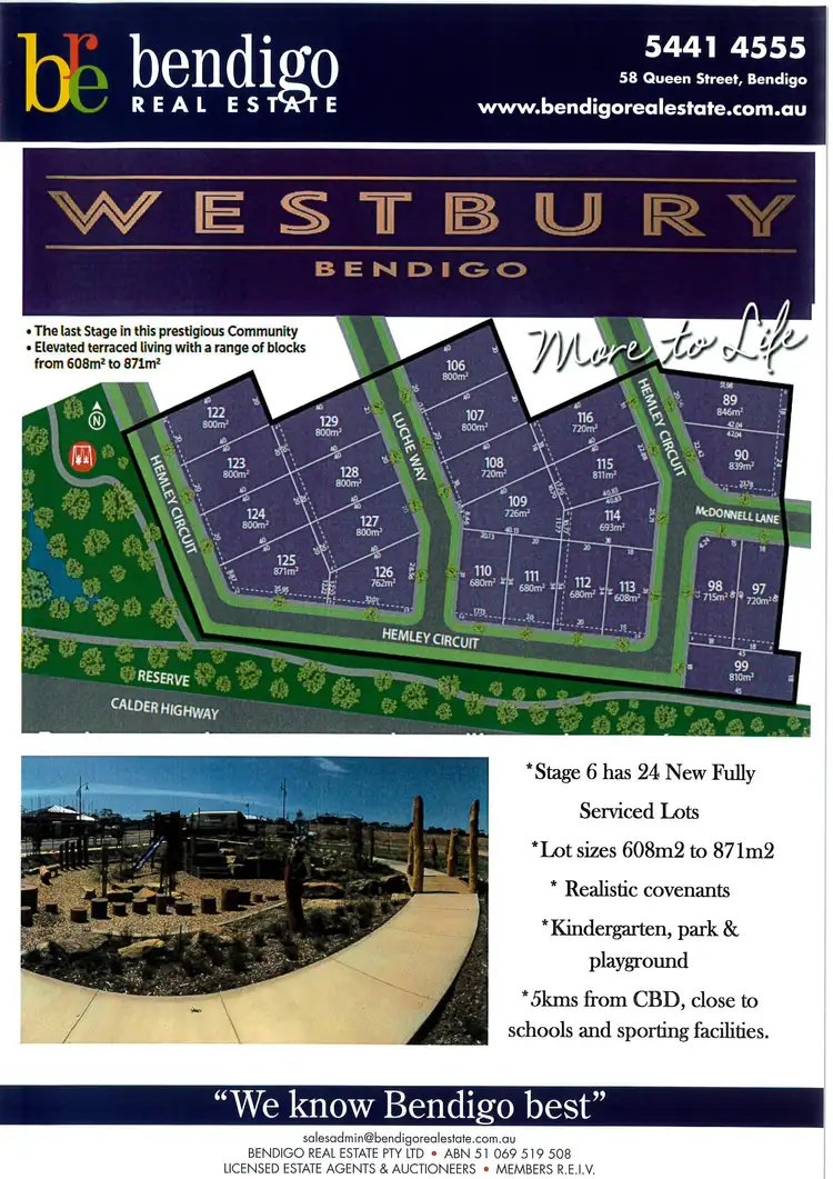 Main view of Homely land listing, LOT 129 Westbury Estate- Stage 6, Maiden Gully VIC 3551