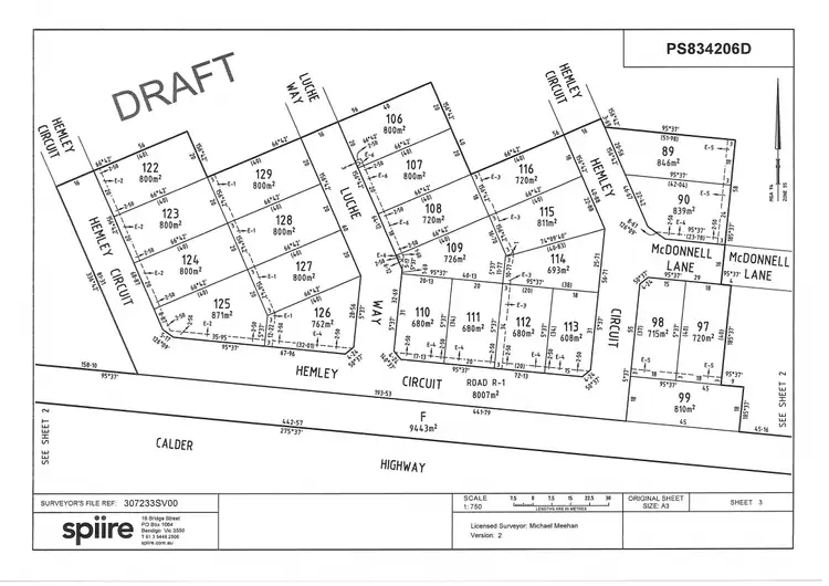 Second view of Homely land listing, LOT 129 Westbury Estate- Stage 6, Maiden Gully VIC 3551