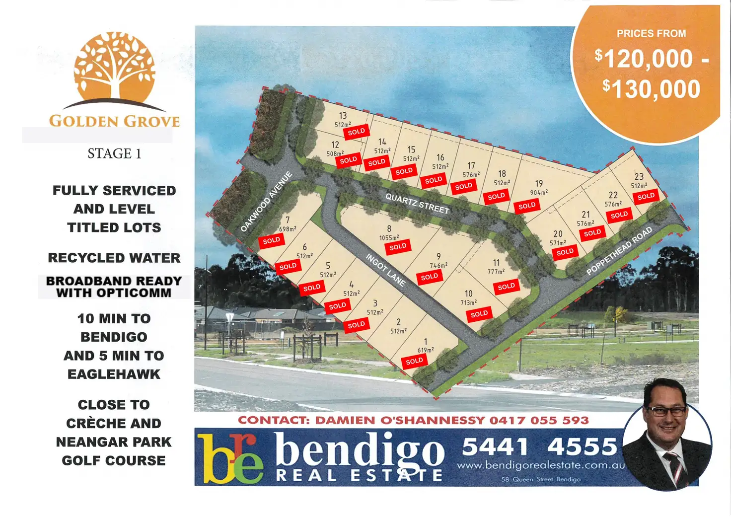 Main view of Homely land listing, LOT 5 Golden Grove - Stage 1, Jackass Flat VIC 3556