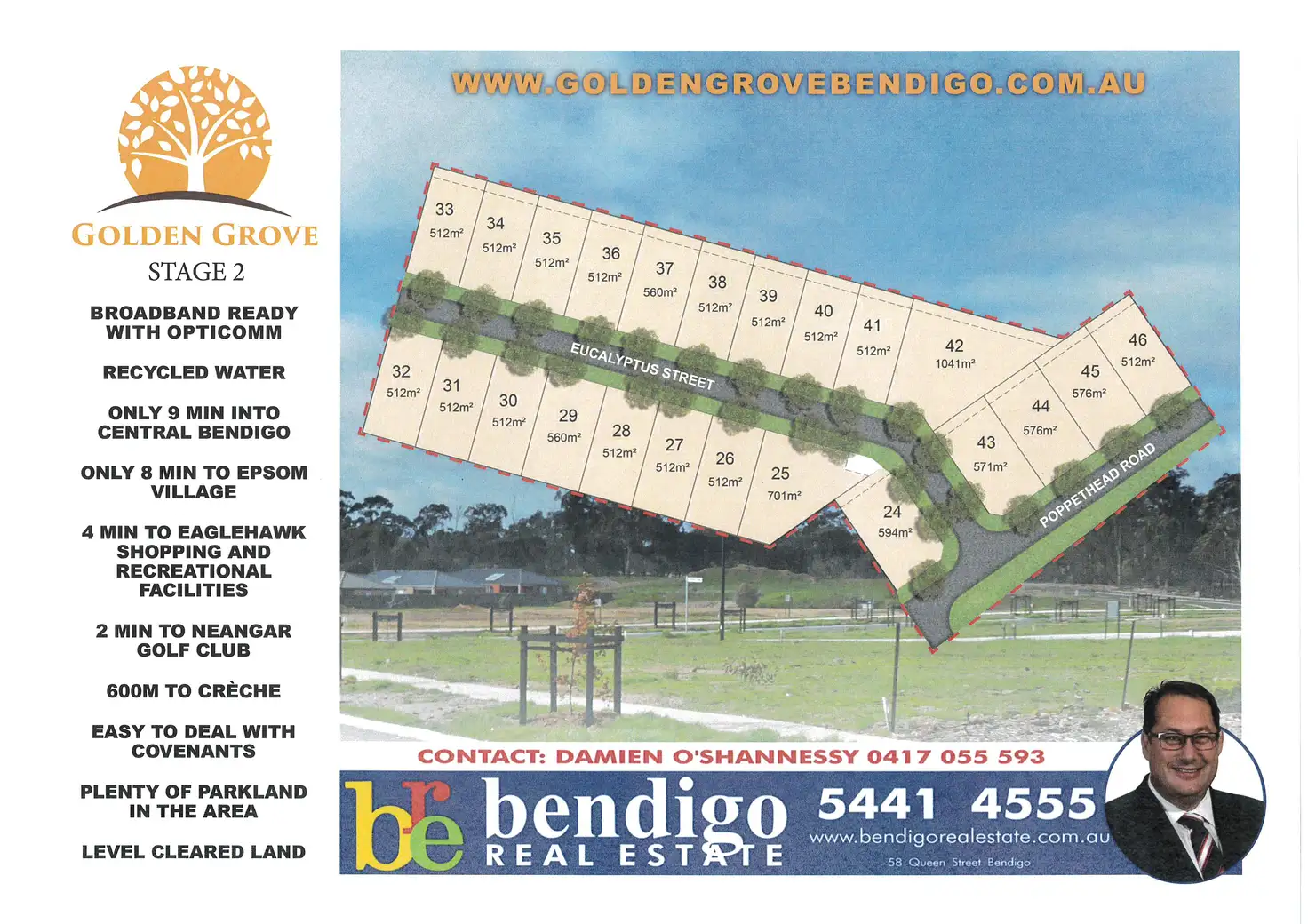 Main view of Homely land listing, LOT 29 Golden Grove Estate- Stage 2, Jackass Flat VIC 3556