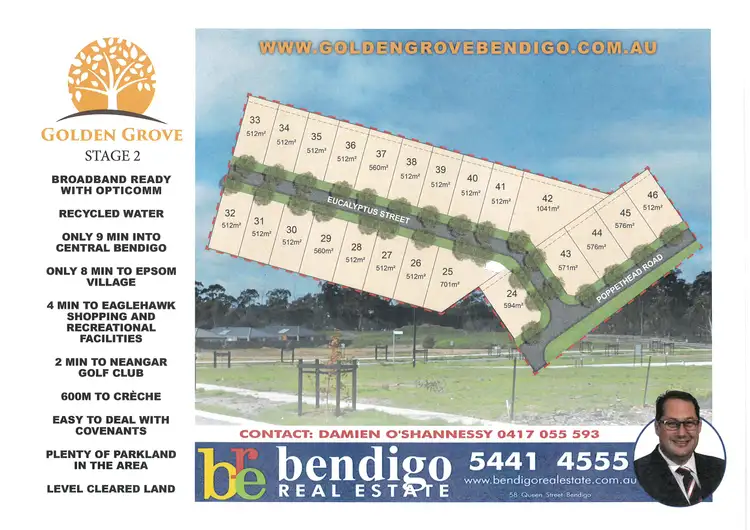 Main view of Homely land listing, LOT 28 Golden Grove Estate- Stage 2, Jackass Flat VIC 3556