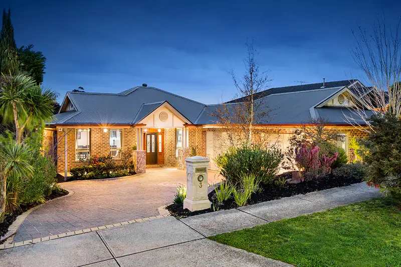 Main view of Homely house listing, 3 Cockatiel Place, Diamond Creek VIC 3089