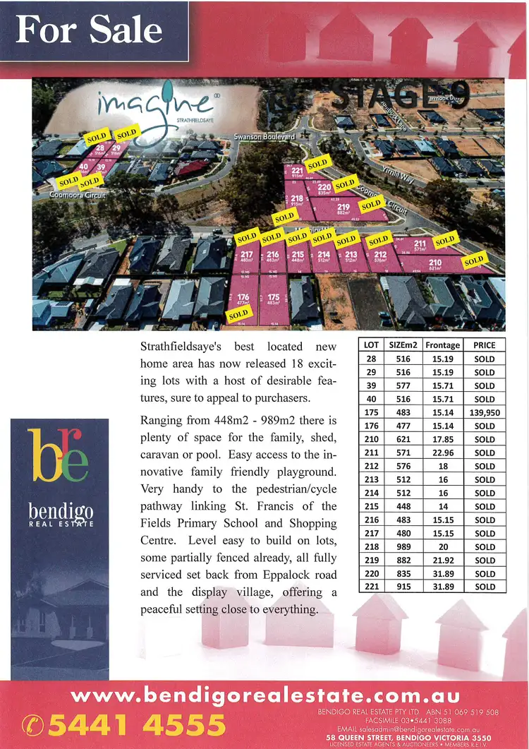 Main view of Homely land listing, LOT 175 Imagine Estate - Stage 9, Strathfieldsaye VIC 3551