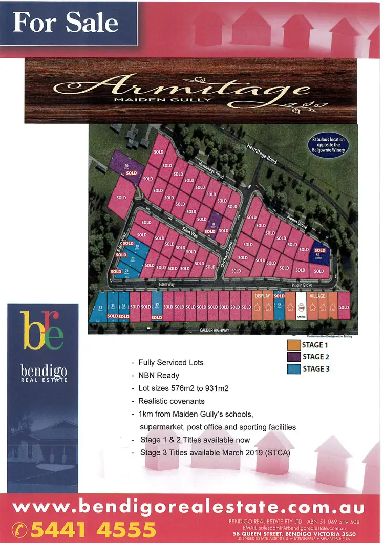 LOT 21 Armitage Estate, Maiden Gully VIC 3551