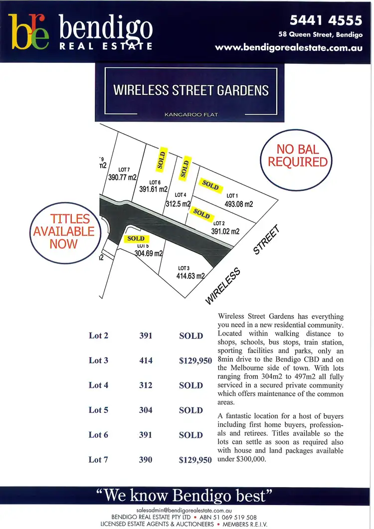 LOT 7 Wireless Street, Kangaroo Flat VIC 3555