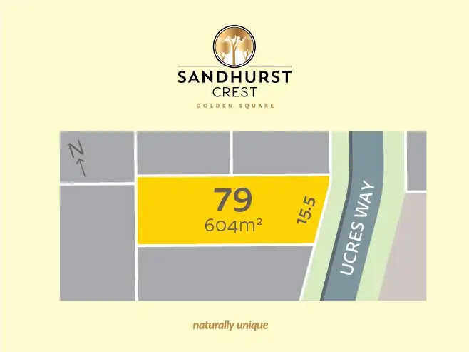 Third view of Homely land listing, Lot 79 Sandhurst Crest ,Stage 2. 134 -136 Aspinall St, Golden Square VIC 3555