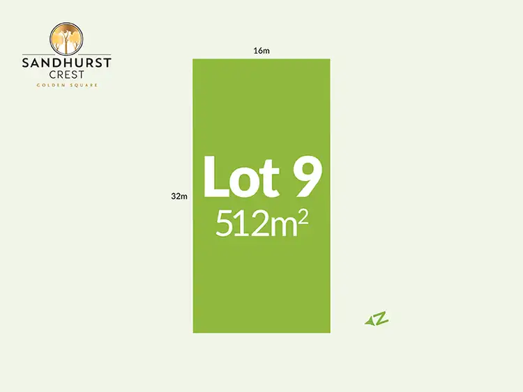 Second view of Homely land listing, Lot 9 Sandhurst Crest ,Stage 1. 134 -136 Aspinall St, Golden Square VIC 3555