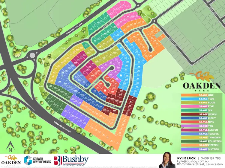 Main view of Homely land listing, LOT 132 Oakden Park, Youngtown TAS 7249