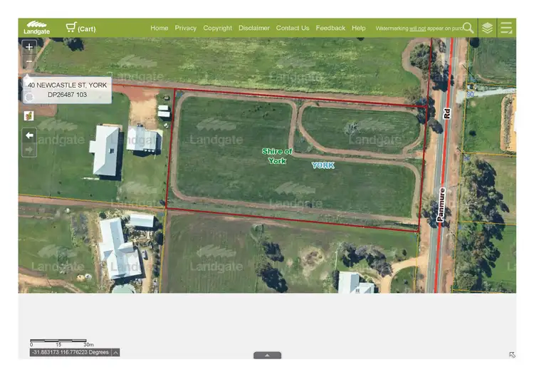 Main view of Homely land listing, 81 PANMURE, York WA 6302