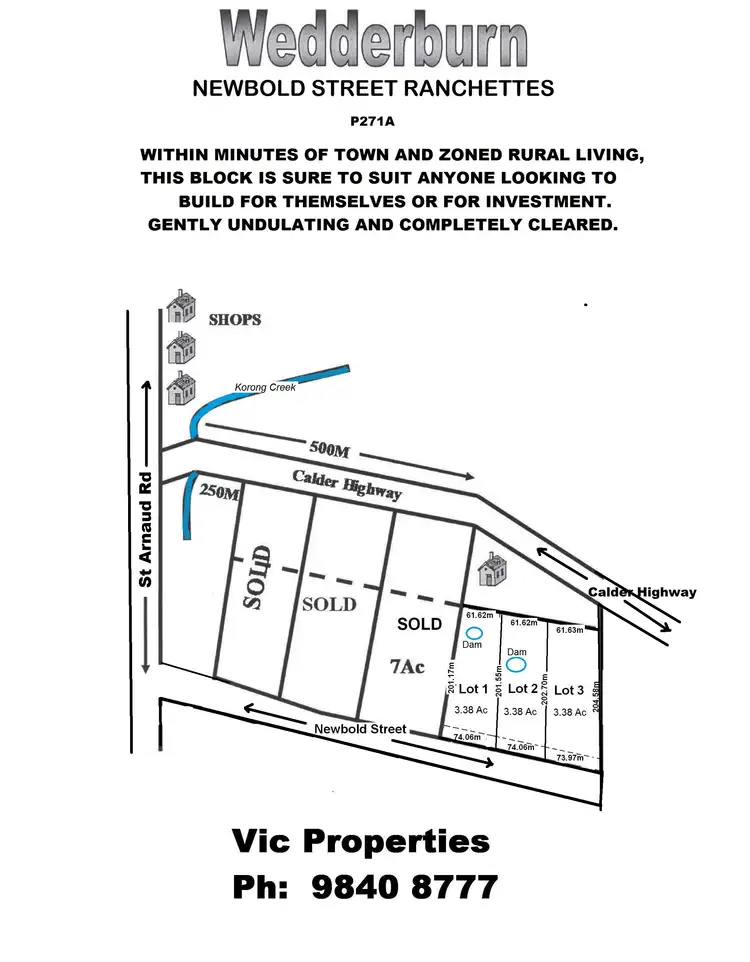 Third view of Homely land listing, LOT 1 Newbold Street, Wedderburn VIC 3518