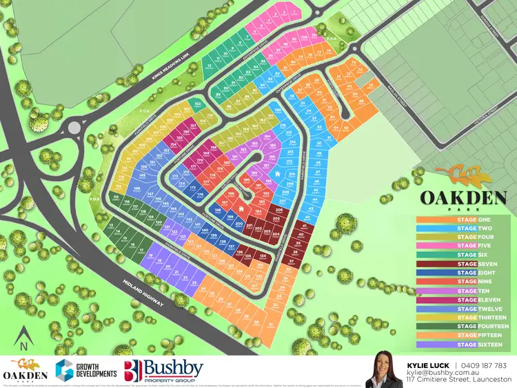 Fifth view of Homely land listing, LOT 153 Oakden Park, Youngtown TAS 7249