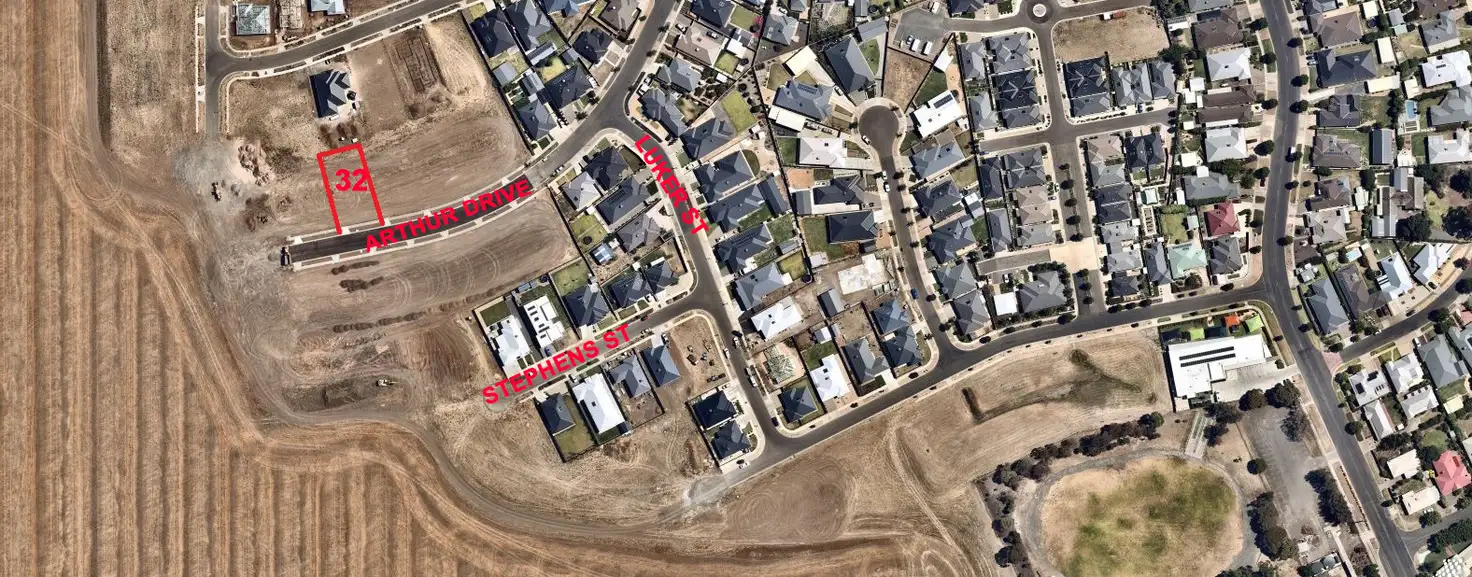 Main view of Homely land listing, 32 Arthur Drive, Horsham VIC 3400