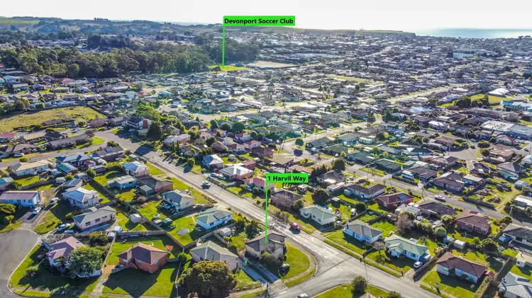 Second view of Homely house listing, 1 Harvil Way, Devonport TAS 7310