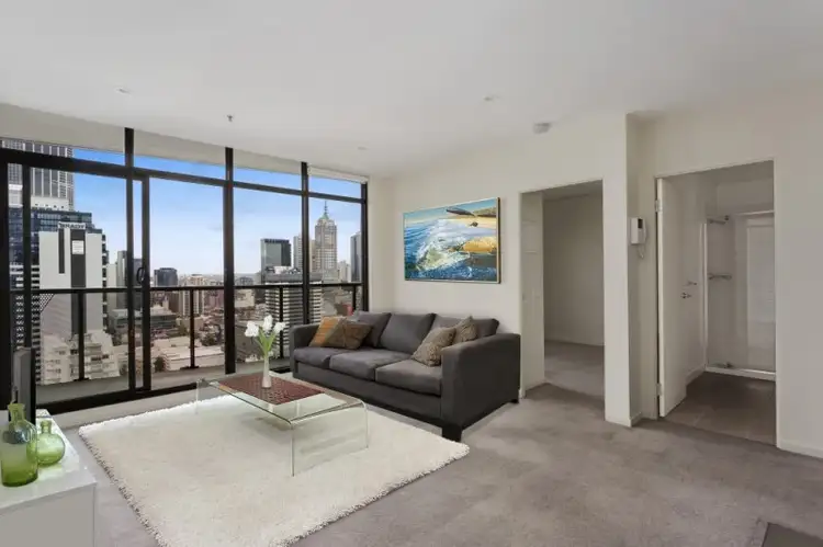 Main view of Homely apartment listing, 2804/380 Little Lonsdale Street, Melbourne VIC 3000