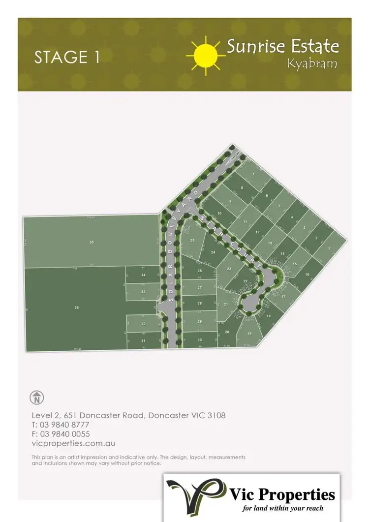 Second view of Homely land listing, Lot No 9 Solar Boulevard, Kyabram VIC 3620