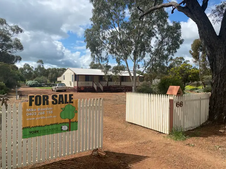 Main view of Homely house listing, 66 Tenth Rd, York WA 6302