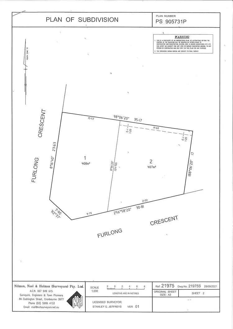 Second view of Homely land listing, LOT 1, 11 Furlong Crescent, Dalyston VIC 3992