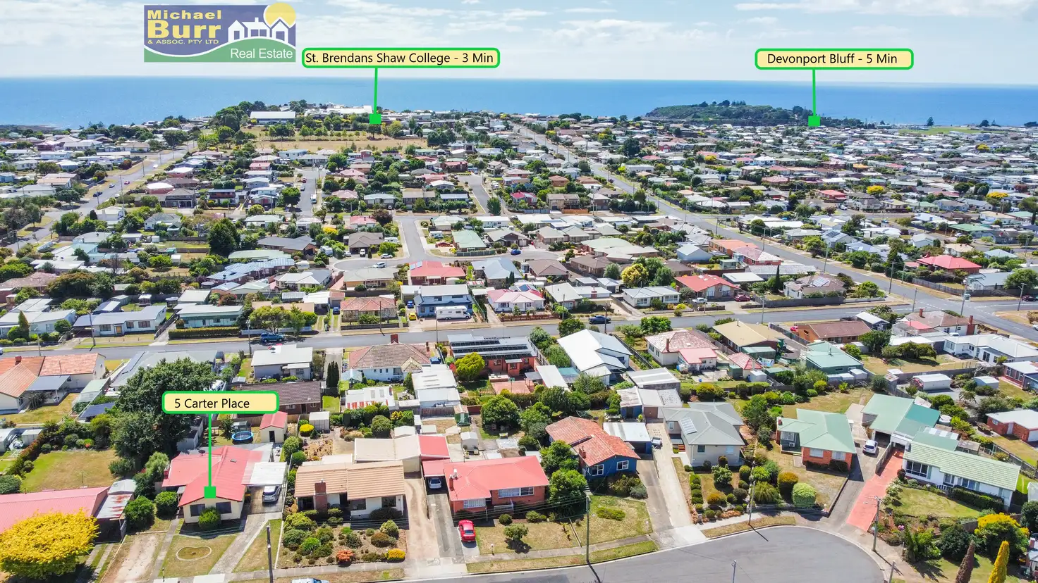 Main view of Homely house listing, 5 Carter Place, Devonport TAS 7310