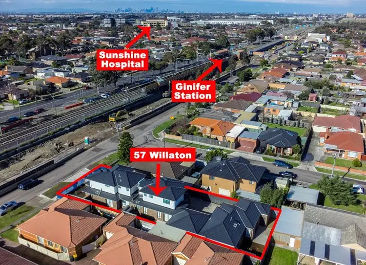 Second view of Homely house listing, 1/57 Willaton Street, St Albans VIC 3021