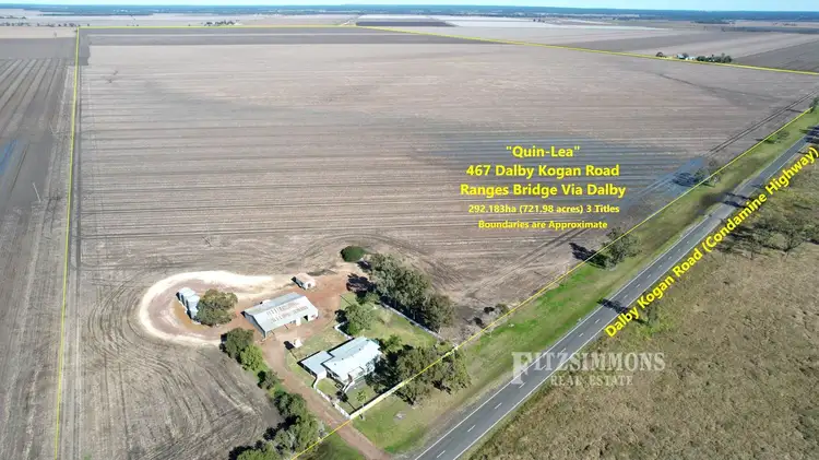 Main view of Homely rural property listing, 467 Dalby Kogan Road, Dalby QLD 4405