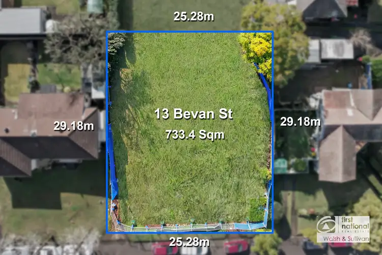 Main view of Homely land listing, 13 Bevan Street, Northmead NSW 2152