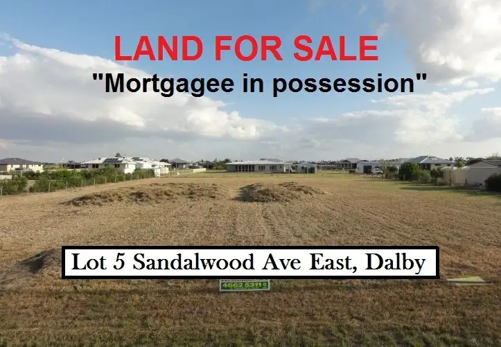 Main view of Homely land listing, Lot 5 Sandalwood Avenue East, Dalby QLD 4405