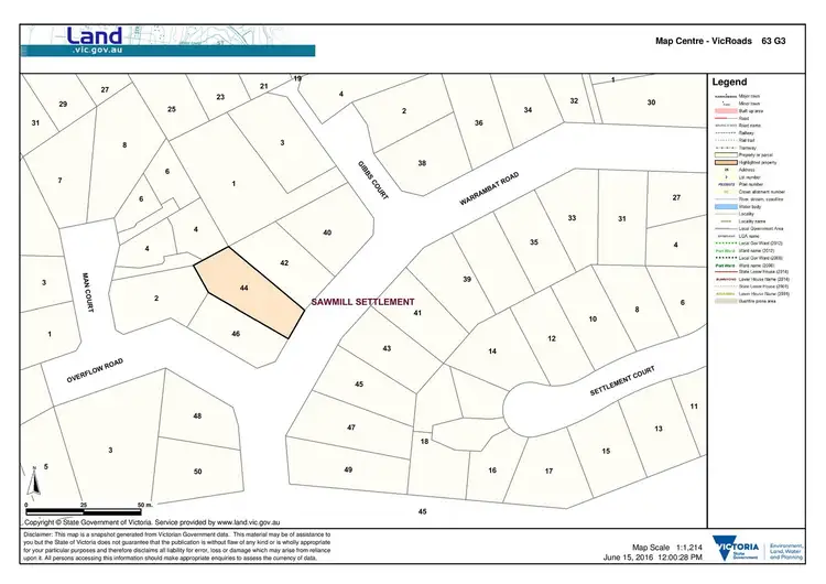 Fifth view of Homely land listing, LOT 57, 44 Warrambat Road, Sawmill Settlement VIC 3723