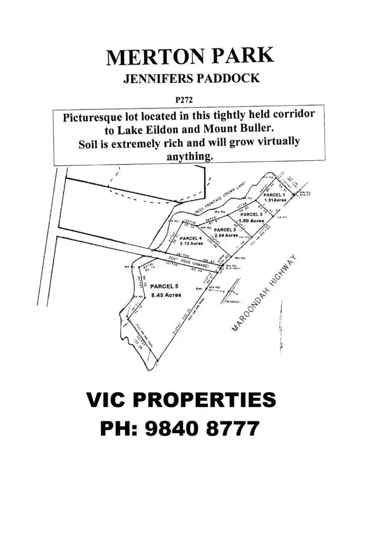 Third view of Homely land listing, Parcel 4 Maroondah Highway, Merton VIC 3715