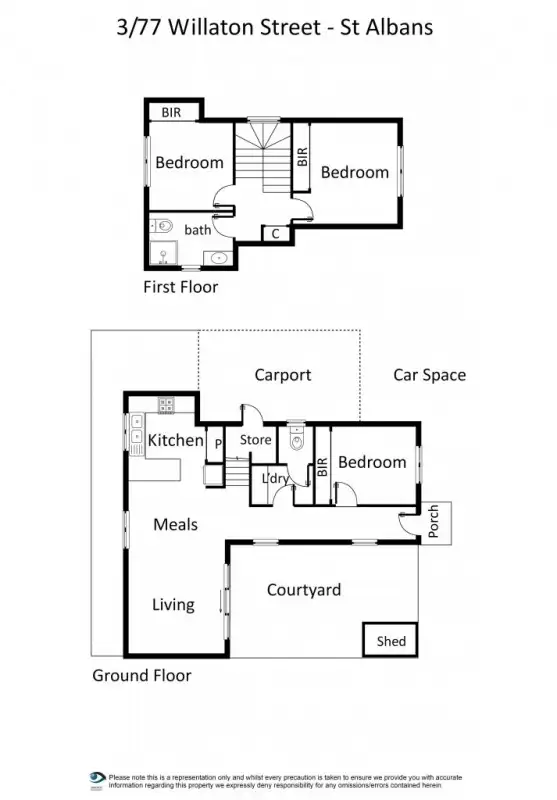 Fourth view of Homely townhouse listing, 2/32 Austin Street, St Albans VIC 3021